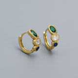 Whole Body Silver Emerald Eardrops Earrings Fashion – Stylish Gifts — 12