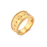 Stainless Steel Vintage Dotted Irregular Wide – Holiday Gift Ideas — 4