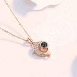 Love Memory Necklace Female Dolphin Projection – Jewelry Gift Ideas — 5