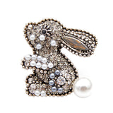 Diamond Rabbit Brooch Zodiac Cartoon Animal – Jewelry Gift Ideas — 4