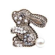 Diamond Rabbit Brooch Zodiac Cartoon Animal – Jewelry Gift Ideas — 4
