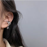 Diamond And Pearl Heart Tassel Ear Clips – Practical Gifts — 3