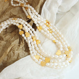 Peach Heart Splice Freshwater Pearl Chain – Thoughtful Gifts — 4