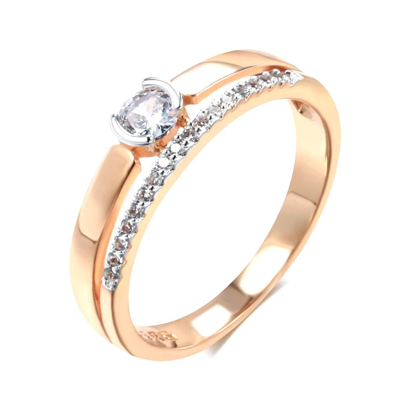 Stylish Graceful Simple Zircon Women's Ring – Gifts for Her — 1