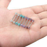 Stainless Steel Studded Tongue Nail Breast – Beauty Gifts — 15