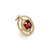 Women's Fashion Garnet Pendant Necklace – Jewelry Gift Ideas — 5