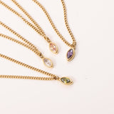 Fashion Multicolor Eye Zircon Necklace – Jewelry Gift Ideas — 4