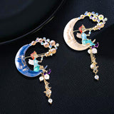 Retro Heavy Industry Moon Brooch – Jewelry Gift Ideas — 3