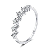 Electroplated Ring Female Wave Type Mosan – Gifts for Her — 3