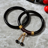 Women's Fashion Colored Glass Jingle Bracelet – Stylish Gifts — 7