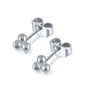 Fashion Ladies Mini Sterling Silver Stud Earrings – Stylish Gifts — 8