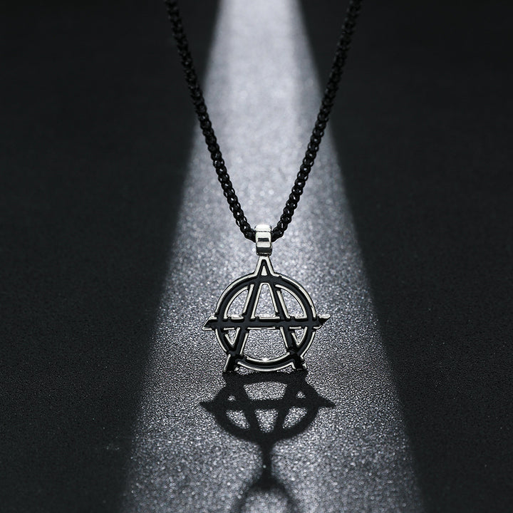 Simple Round A-Line Hollow Plating Alloy Pendant – Jewelry Gift Ideas — 1