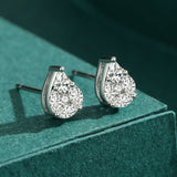 Water Drop Shape Full Drill Earrings Simple – Holiday Gift Ideas — 3