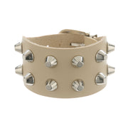 Metal Rock Double Row Flat Rivet Bracelet PU – Jewelry Gift Ideas — 4