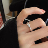 S925 Sterling Silver Smile Letters Ring Women – Gifts for Her — 5