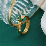 Women's Retro Double-layer Lvzuan Ring – Gifts for Her — 12