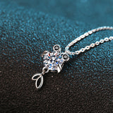 Sterling Silver Mosang Diamond Fish Necklace – Jewelry Gift Ideas — 3