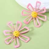 European And American Women's Large Metal Flower – Gifts for Her — 4