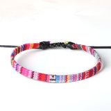 Hand Woven Rainbow Color Anklet Bohemian Style – Stylish Gifts — 4