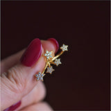 Delicate Bead-set Diamond Stud Earrings For Women – Gifts for Her — 4