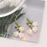 Flower Cluster Ear Clips Tulip Earrings Accessories – Stylish Gifts — 5