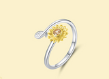 Daisy Opening Ring Female Niche Silver – Gifts for Her — 1