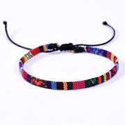 Braided Rainbow Bohemian Friendship Bracelet – Jewelry Gift Ideas — 8