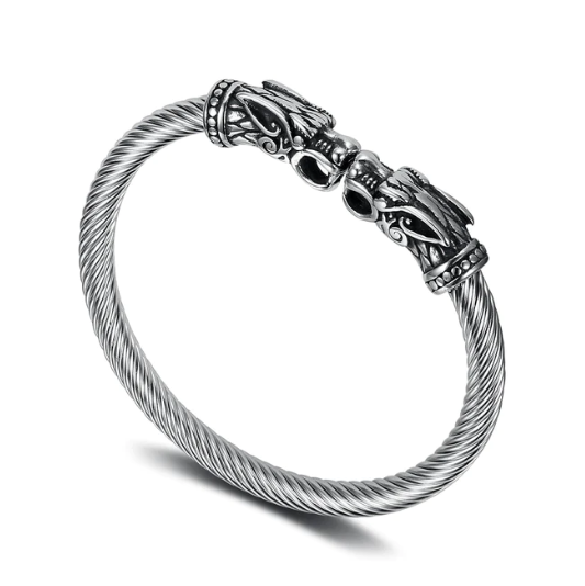 Beowulf Regalia Handcrafted Stainless Steel Wolf – Jewelry Gift Ideas — 1