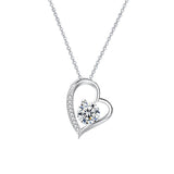 Zircon Hollow Heart-Shaped Necklace Gift Box – Jewelry Gift Ideas — 2