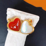 18K Gold Double-sided Love Pendant – Jewelry Gift Ideas — 3
