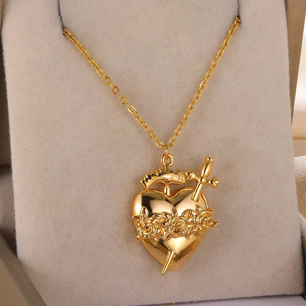 Creative Fashion Heart-shaped Sword Love Heart – Jewelry Gift Ideas — 1