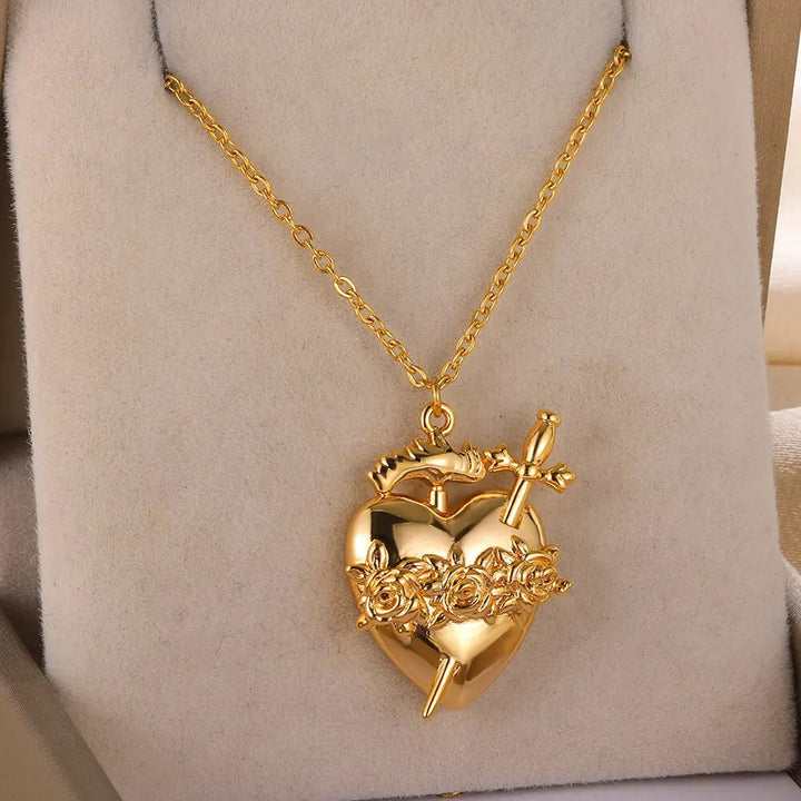 Creative Fashion Heart-shaped Sword Love Heart – Jewelry Gift Ideas — 1