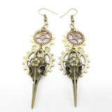 Women's Handmade Retro Gear Steampunk Earrings – Gifts for Her — 5