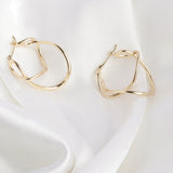 Dunli Jewelry Japanese Simple Line Earrings – Jewelry Gift Ideas — 3