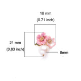 Bridal Flower Shell Pearl Earrings – Stylish Gifts — 3