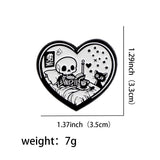 Skull Nerd Brooch Cartoon Badge Creative – Jewelry Gift Ideas — 5
