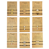Heart-shaped Sunflower Wax Line Hand-woven Couple – Jewelry Gift Ideas — 2