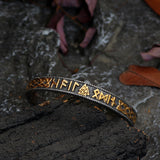 Solid Stainless Steel Viking Rune Bracelet – Jewelry Gift Ideas — 3