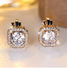 Platinum Super Shiny Square Full Diamond Large Zircon – Gifts for Her — 6