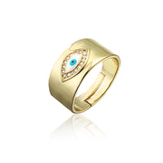 Popular Cutout Design Devil's Eye Ring For Women – Gifts for Her — 6
