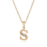 Diamond Necklace With English Letters – Jewelry Gift Ideas — 11