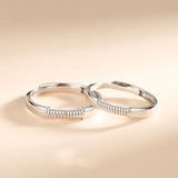 Sterling Silver Wrapped Couple Ring – Gifts for Couples — 4