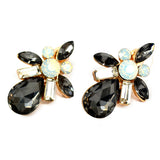 Bohemian Drop Shape Leaf Flower Alloy Diamond Stud – Birthday Gifts — 7