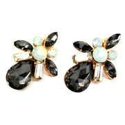 Bohemian Drop Shape Leaf Flower Alloy Diamond Stud – Birthday Gifts — 7
