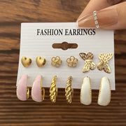 Aircraft Baiyun Earring Set 6-piece Creative – Jewelry Gift Ideas — 1