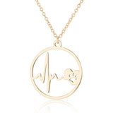 Round Animal Heartbeat Necklace – Jewelry Gift Ideas — 11