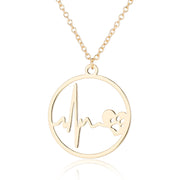 Round Animal Heartbeat Necklace – Jewelry Gift Ideas — 11