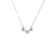 Engraved Stainless Steel Necklace Heart-shaped – Jewelry Gift Ideas — 15