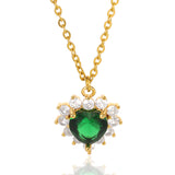 Zircon Heart Necklace Full Of Diamonds – Jewelry Gift Ideas — 9