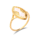 Women's Bubble Fashion White Shellfish Ring – Stylish Gifts — 4